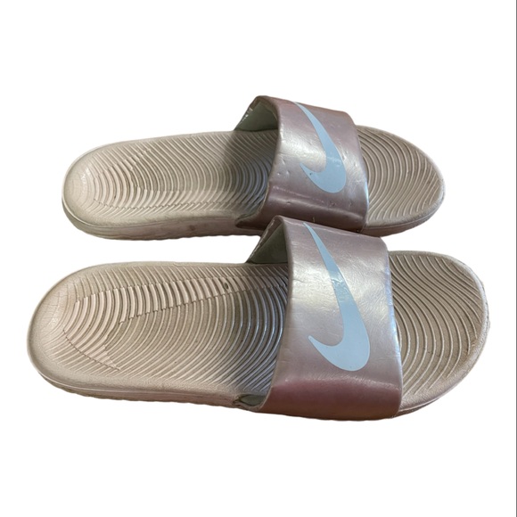 Nike kid’s slide sandals pink salmon - Picture 3 of 7